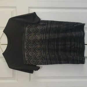 Mossimo Supply Co flower pattern T shirt size S unisex